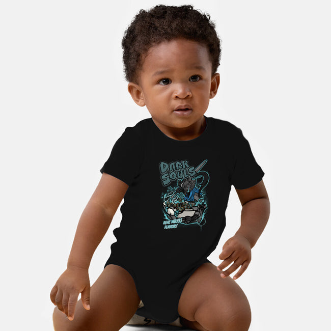 Dark Souls Chocolate-Baby-Basic-Onesie-10GU