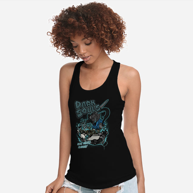 Dark Souls Chocolate-Womens-Racerback-Tank-10GU