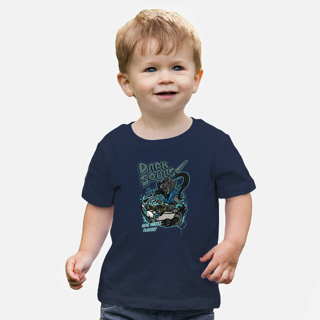 Dark Souls Chocolate-Baby-Basic-Tee-10GU