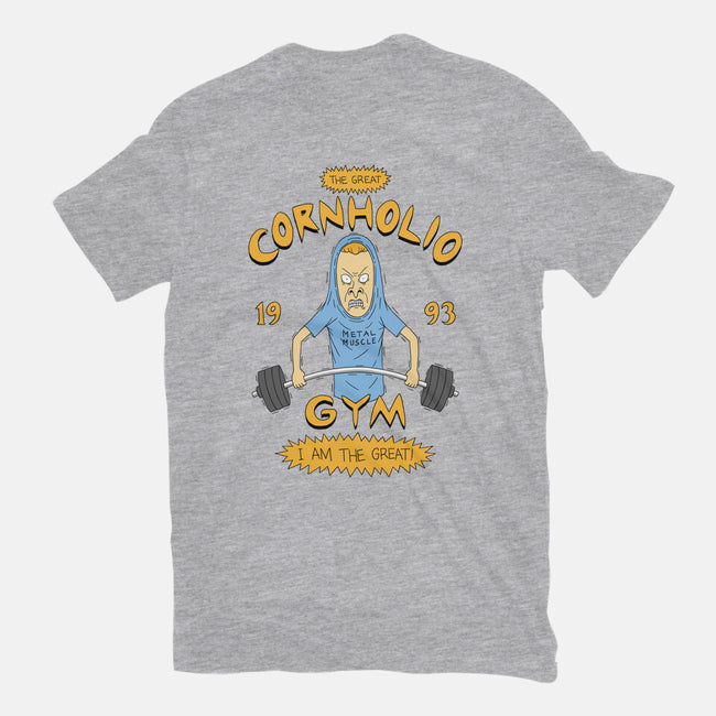 Cornholio's Gym-Womens-Basic-Tee-pigboom