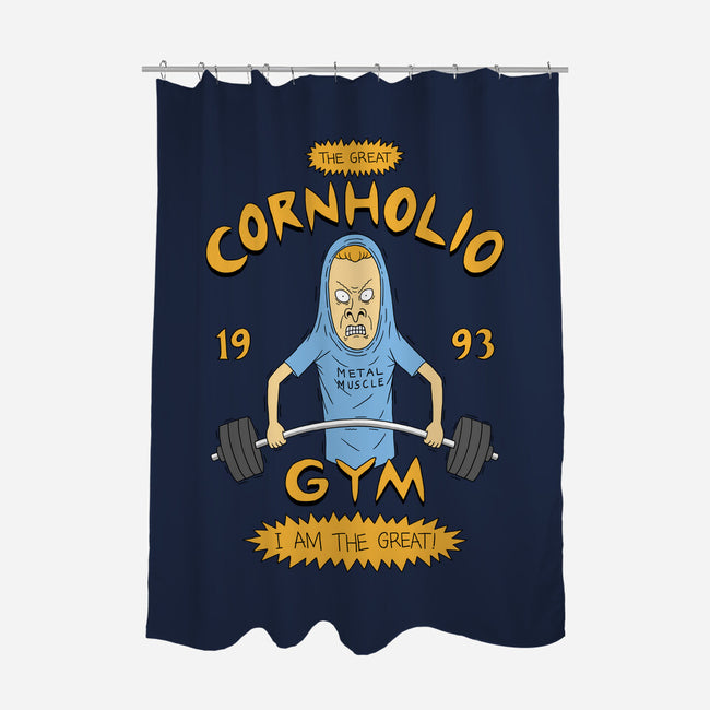 Cornholio's Gym-None-Polyester-Shower Curtain-pigboom