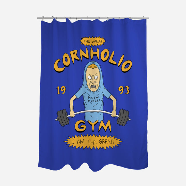 Cornholio's Gym-None-Polyester-Shower Curtain-pigboom