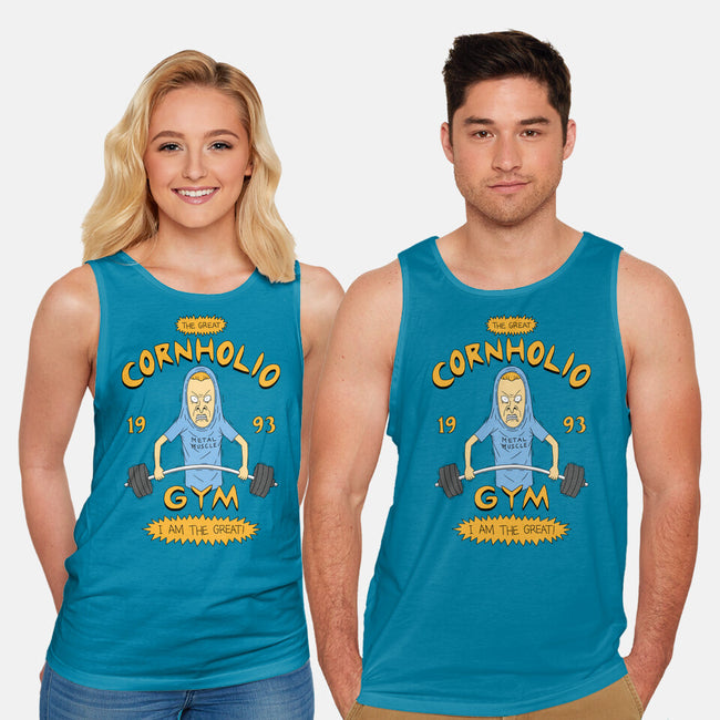 Cornholio's Gym-Unisex-Basic-Tank-pigboom