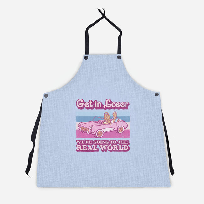 We're Going To The Real World-Unisex-Kitchen-Apron-kg07