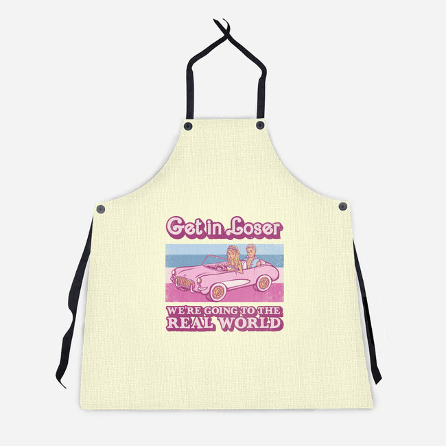 We're Going To The Real World-Unisex-Kitchen-Apron-kg07