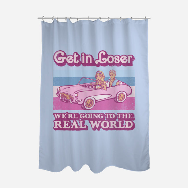 We're Going To The Real World-None-Polyester-Shower Curtain-kg07