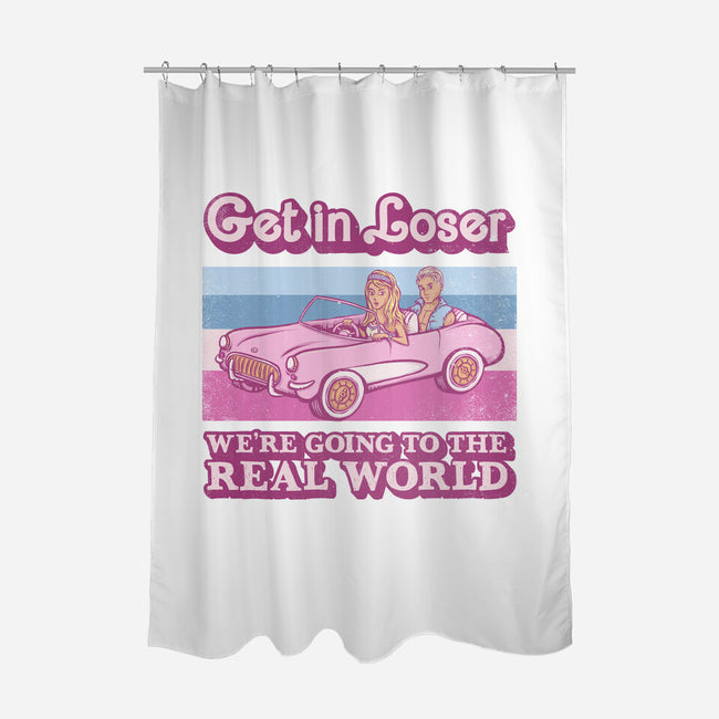 We're Going To The Real World-None-Polyester-Shower Curtain-kg07