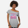 We're Going To The Real World-Womens-Off Shoulder-Tee-kg07