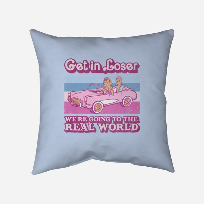 We're Going To The Real World-None-Removable Cover-Throw Pillow-kg07