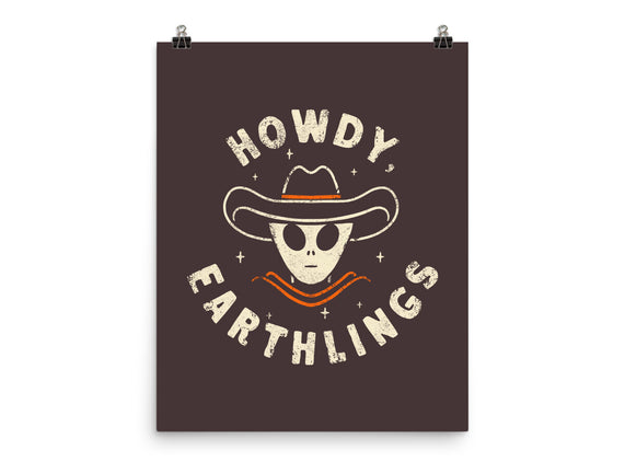 Howdy Earthlings