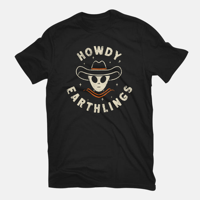 Howdy Earthlings-Womens-Basic-Tee-zachterrelldraws