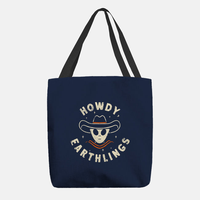 Howdy Earthlings-None-Basic Tote-Bag-zachterrelldraws