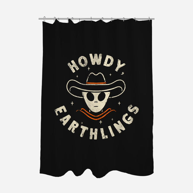 Howdy Earthlings-None-Polyester-Shower Curtain-zachterrelldraws