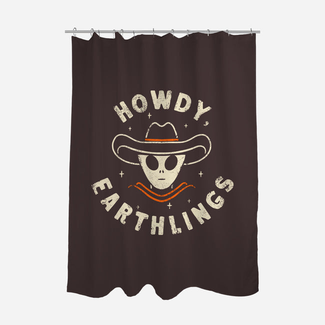 Howdy Earthlings-None-Polyester-Shower Curtain-zachterrelldraws