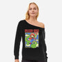 Dragon Bros-Womens-Off Shoulder-Sweatshirt-estudiofitas