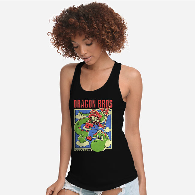 Dragon Bros-Womens-Racerback-Tank-estudiofitas