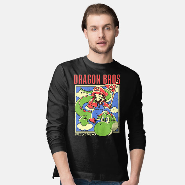 Dragon Bros-Mens-Long Sleeved-Tee-estudiofitas