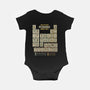 The Periodic Round Table-Baby-Basic-Onesie-kg07