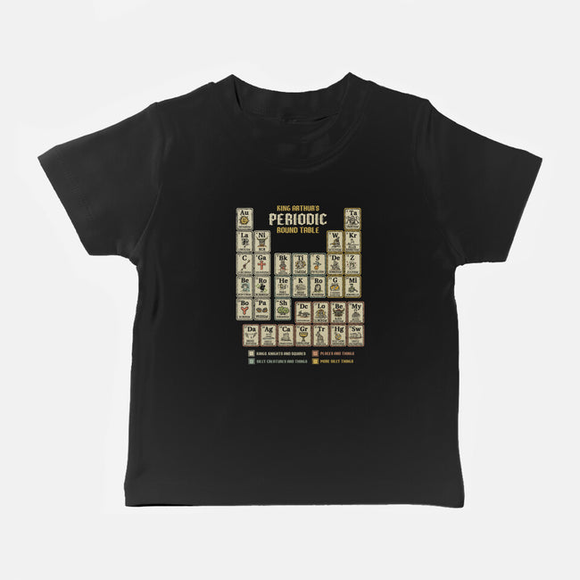 The Periodic Round Table-Baby-Basic-Tee-kg07