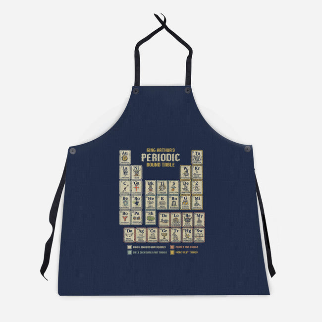 The Periodic Round Table-Unisex-Kitchen-Apron-kg07