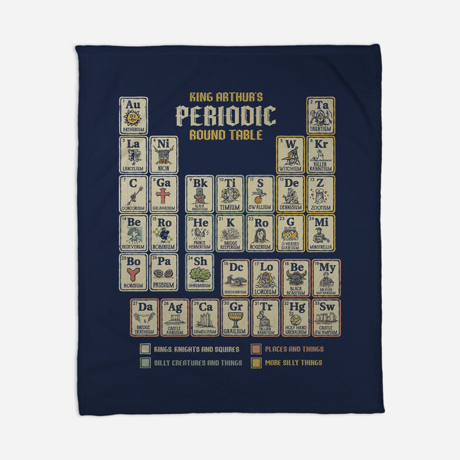 The Periodic Round Table-None-Fleece-Blanket-kg07