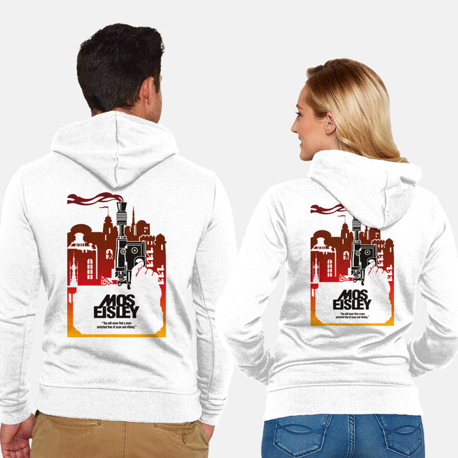 Galactic Streets-Unisex-Zip-Up-Sweatshirt-CappO