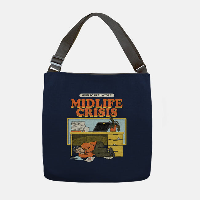 Midlife Crisis-None-Adjustable Tote-Bag-zawitees