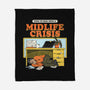 Midlife Crisis-None-Fleece-Blanket-zawitees