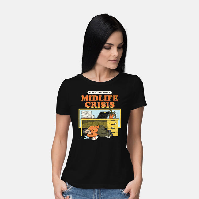 Midlife Crisis-Womens-Basic-Tee-zawitees