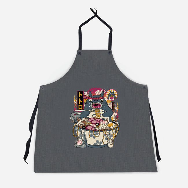 Ramen Totoro-Unisex-Kitchen-Apron-gaci