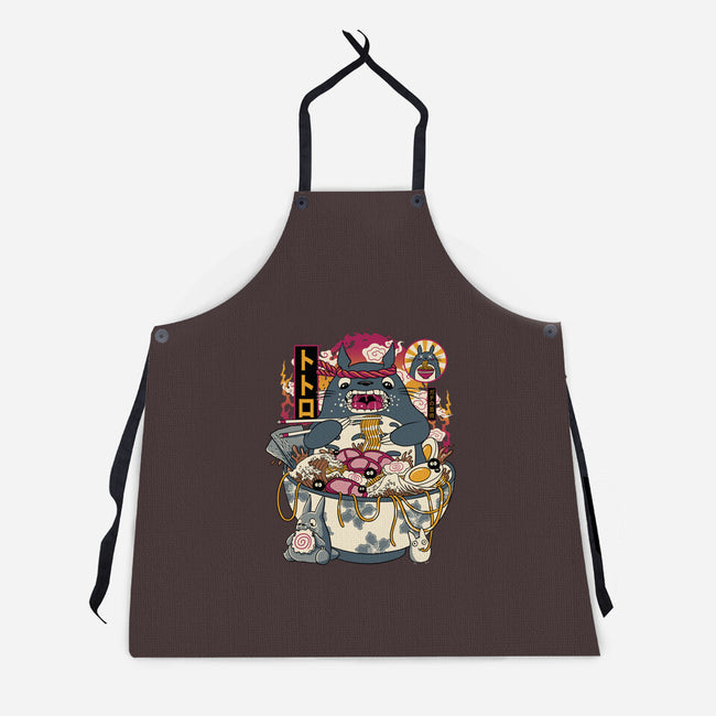 Ramen Totoro-Unisex-Kitchen-Apron-gaci