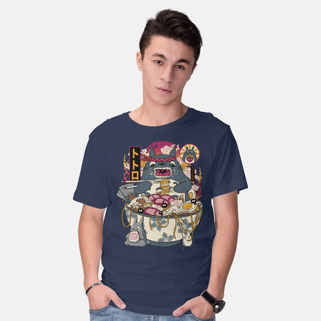 Ramen Totoro-Mens-Basic-Tee-gaci