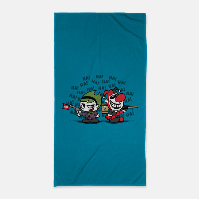 Clown Play-None-Beach-Towel-pigboom