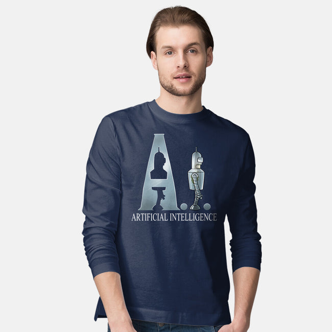 Artificial Intelligence-Mens-Long Sleeved-Tee-zascanauta