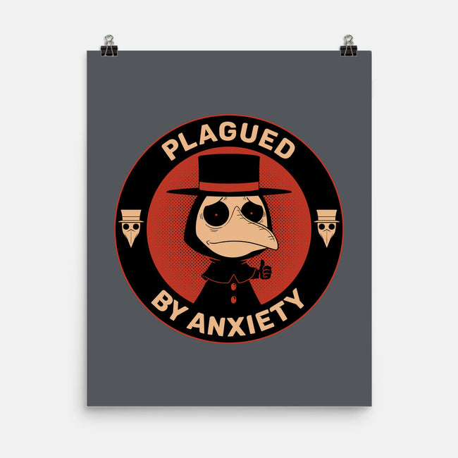 Plagued By Anxiety-None-Matte-Poster-danielmorris1993