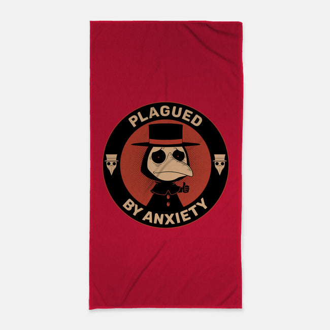 Plagued By Anxiety-None-Beach-Towel-danielmorris1993