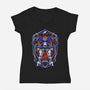 Witch Mode-Womens-V-Neck-Tee-spoilerinc