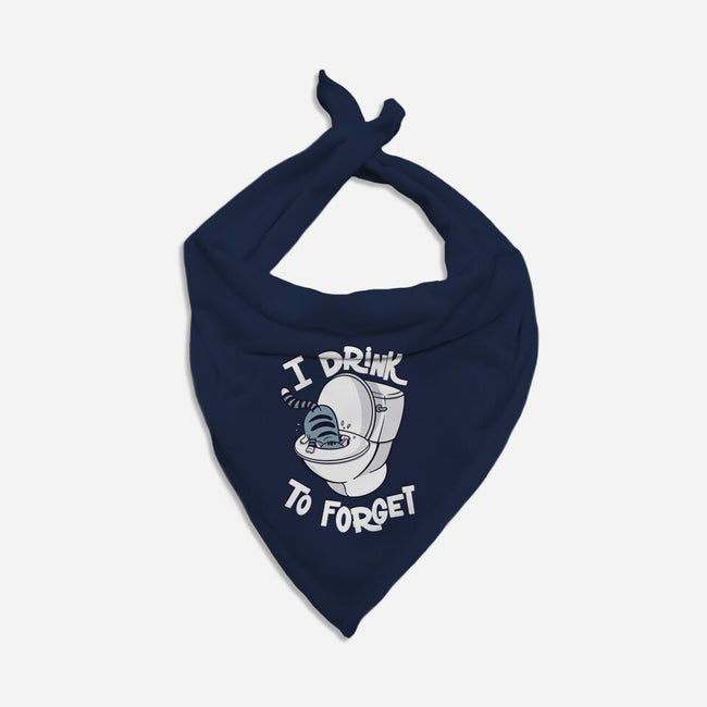 I Drink To Forget-Cat-Bandana-Pet Collar-Freecheese