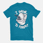 I Drink To Forget-Mens-Basic-Tee-Freecheese