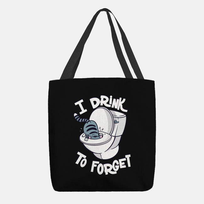 I Drink To Forget-None-Basic Tote-Bag-Freecheese