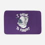 I Drink To Forget-None-Memory Foam-Bath Mat-Freecheese