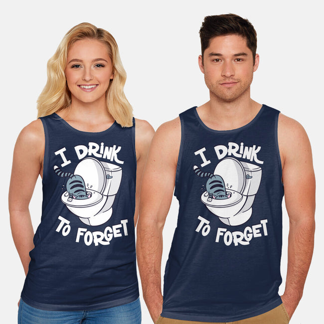 I Drink To Forget-Unisex-Basic-Tank-Freecheese