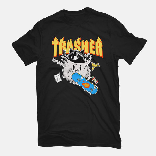 Trasher Panda-Mens-Basic-Tee-Tri haryadi