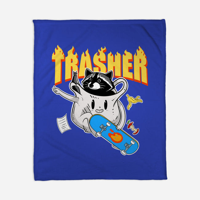 Trasher Panda-None-Fleece-Blanket-Tri haryadi