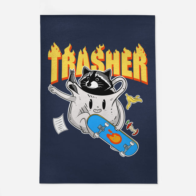 Trasher Panda-None-Indoor-Rug-Tri haryadi