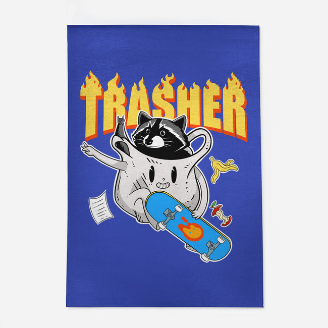 Trasher Panda-None-Indoor-Rug-Tri haryadi