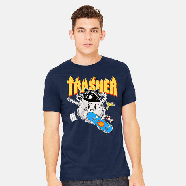 Trasher Panda-Mens-Heavyweight-Tee-Tri haryadi