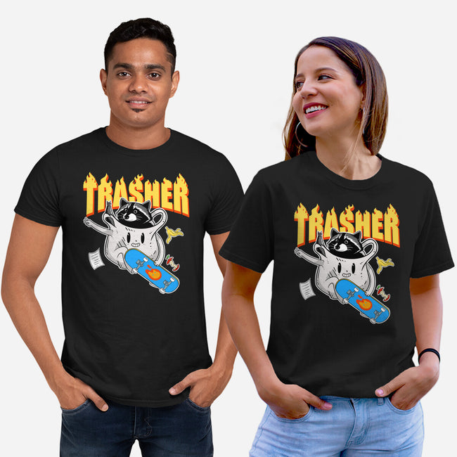 Trasher Panda-Unisex-Basic-Tee-Tri haryadi