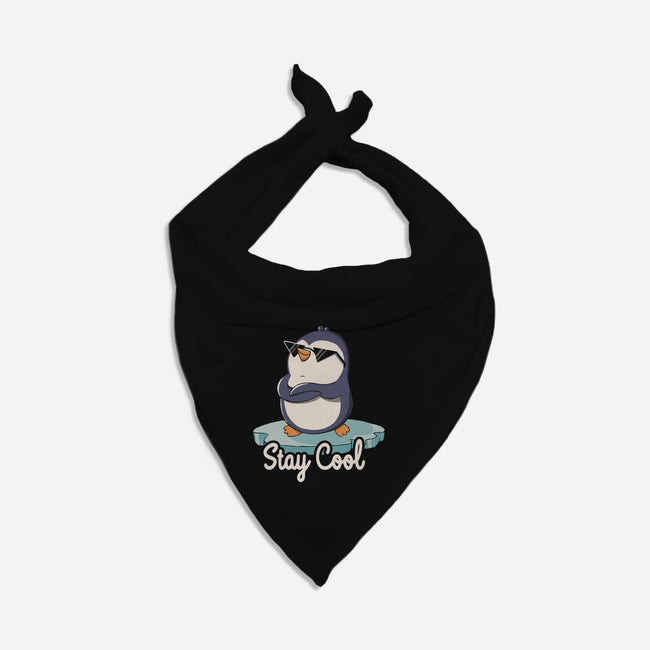 Stay Cool Funny Penguin-Cat-Bandana-Pet Collar-tobefonseca