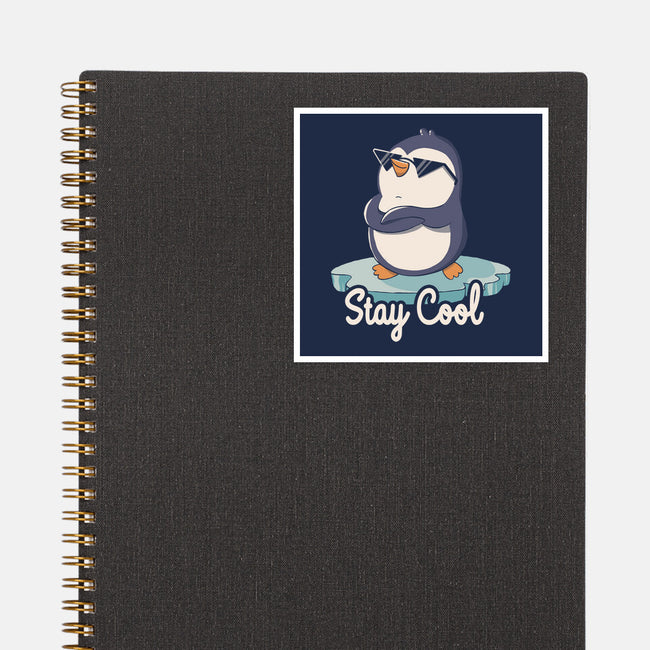 Stay Cool Funny Penguin-None-Glossy-Sticker-tobefonseca